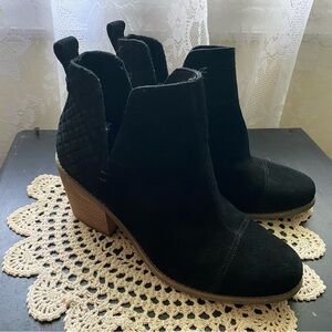 Toms Black Ankle Booties